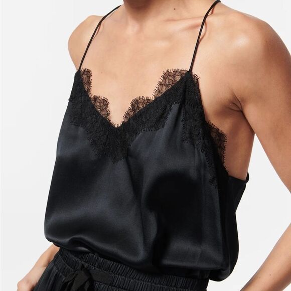 Cami NYC Racer Charmeuse Cami - Picture 1 of 8